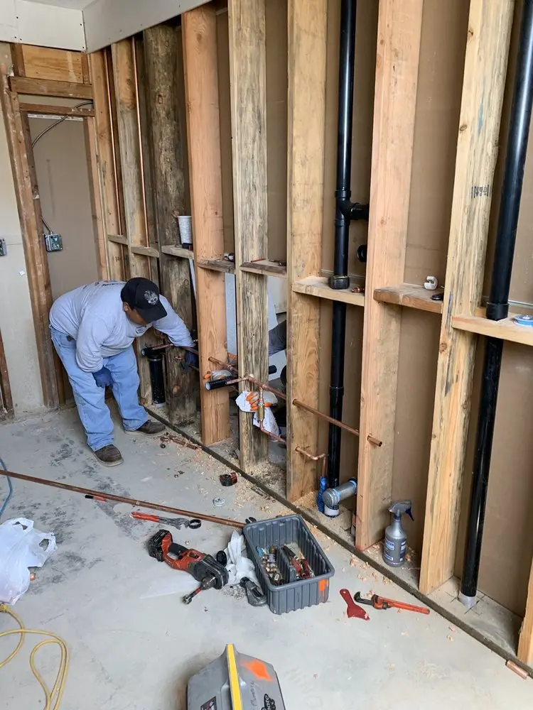 Commercial rough-in plumbing for Gas Line Repair in Salt Creek